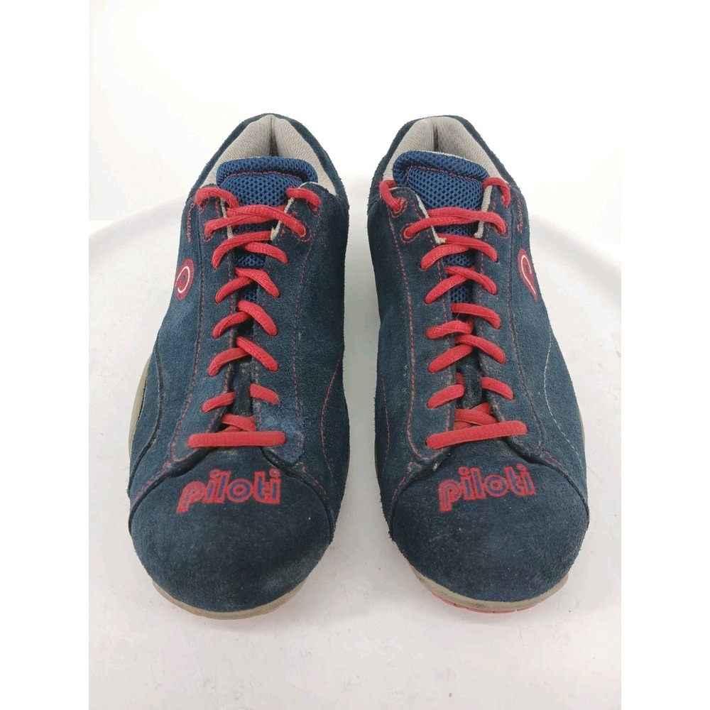 Piloti Prototipo Driving Shoes Mens US 10.5 Blue Suede Racing Motorsport  DB4
